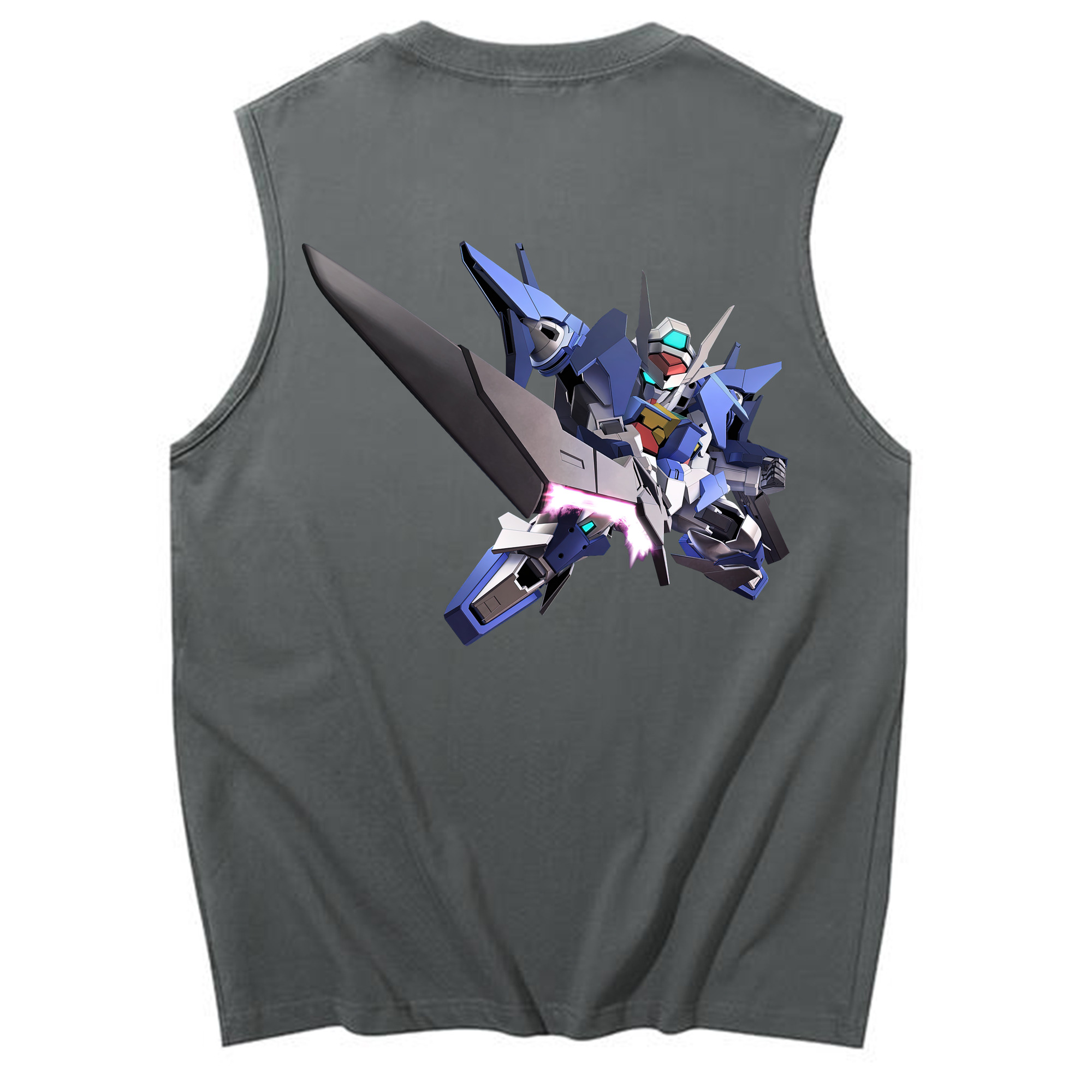 （画像用） 機動戦士ガンダム Mobile Suit Gundam コットン100％タンクトップ（背面プリント）
